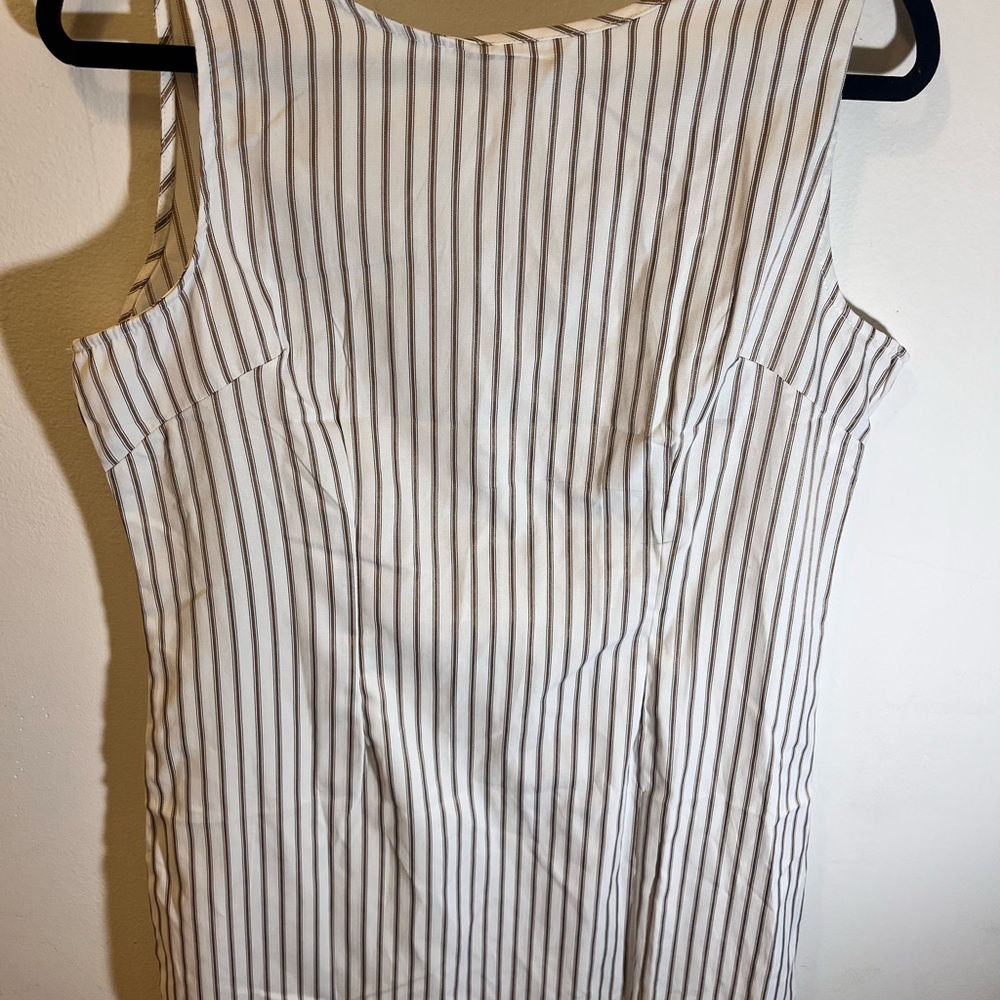 Striped Sleeveless Dress